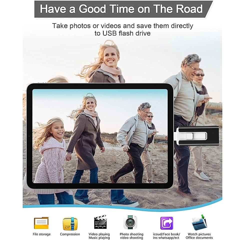 Chiavetta USB 3-in-1 Per IPhone 256GB - Memoria Esterna Per IOS E Android