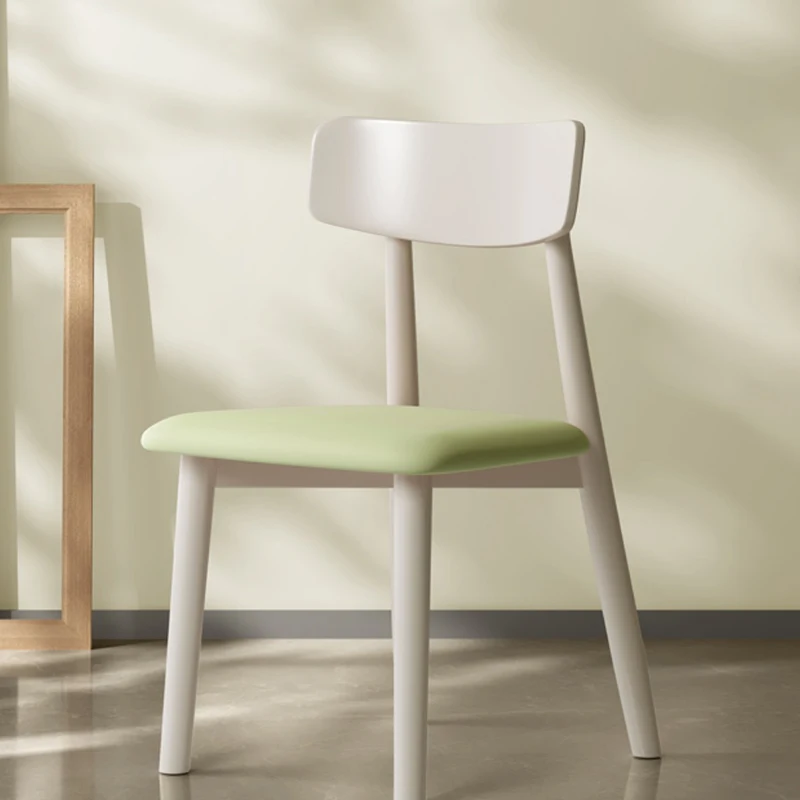 

Dressing Gamer Dining Chairs Balcony Modern Individual Bedroom Kitchen Dining Chairs Beach Coffee Chaise Bois Furniture DX50YZ