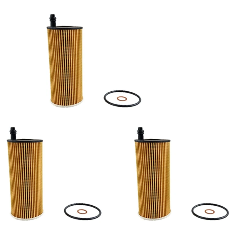 

3X For BMW F10 F25 F30 F31 328D X3 Oil Filter Kit OX404DECO