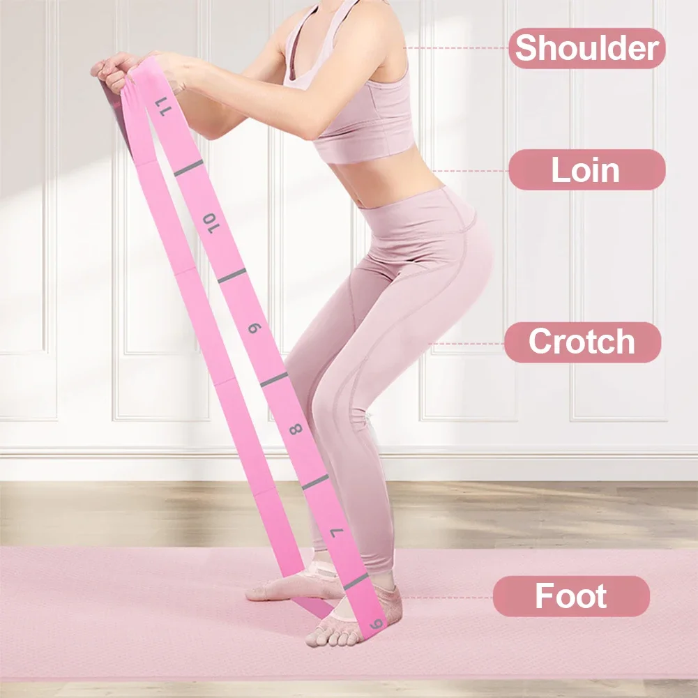 Elastic Band for Yoga Open Shoulder Female Resistance Training Equipment Segmented Digital Stretching Band Adult Section 11