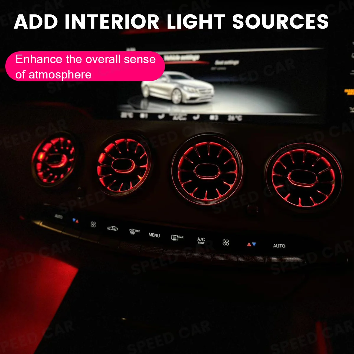 7/64 色のエアベントメルセデスベンツ S-COUPE W217 C217 2 ドア LED