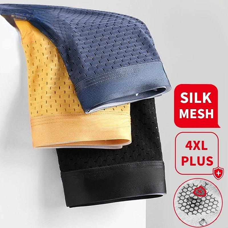 남성용 통기성 면 팬티, 단색 반바지, 브랜드 속옷, 섹시한 남성 복서 속옷, 신..