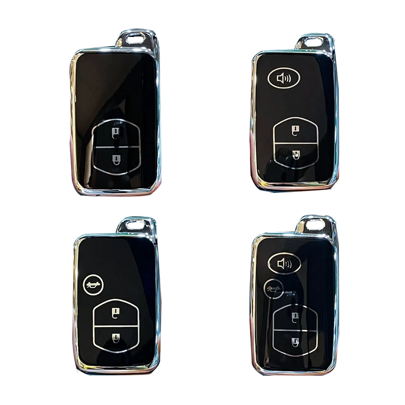 Key Case 2 3 4 Button Car Key Case For Toyota Lexus