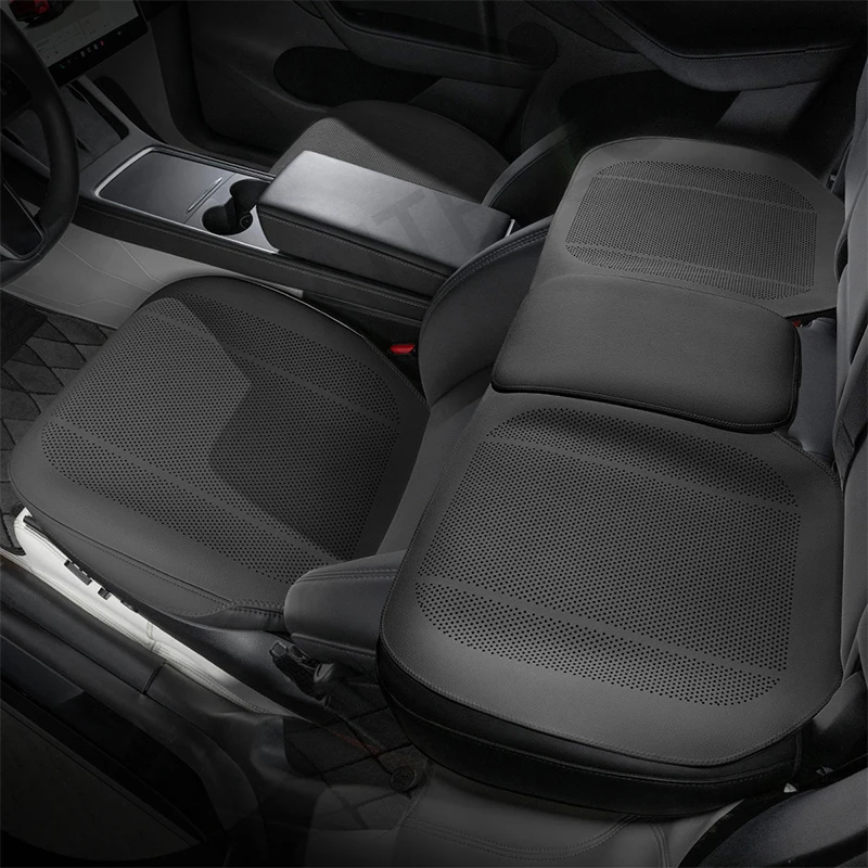 Nuovo coprisedile per auto aggiornato Cuscino estivo fresco Ventilazione Coprisedile universale per quattro stagioni Cuscino comfort completo incluso - Image 6