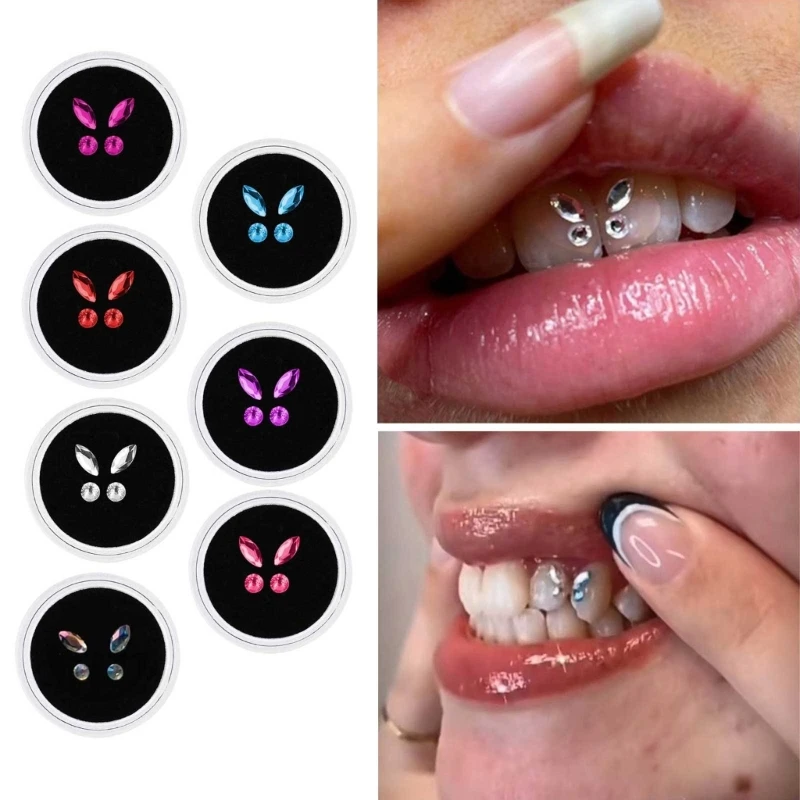 Tooth Gem Set Easy To Remove Beautiful White Tooth Jewelry Sturdy Reliable  Jewelry Bonding Gel Dental Cultural Product Glue Kit - Disposable Oral Bag  - AliExpress