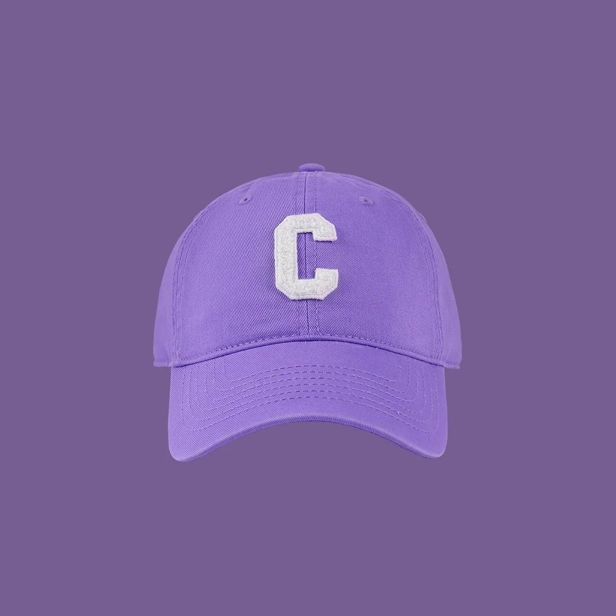 New Fashion Designer Purple Hats Outdoor Sports Baseball Cap Unisex Adjustable Cotton Customized Embroidery Plain Baseball Cap 4