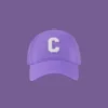 New Fashion Designer Purple Hats Outdoor Sports Baseball Cap Unisex Adjustable Cotton Customized Embroidery Plain Baseball Cap 4