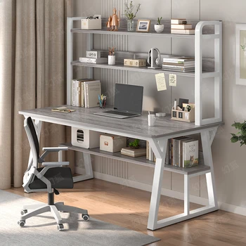 Desk, bookshelf, integrated desk, household bedroom, desktop computer desk, student rental house