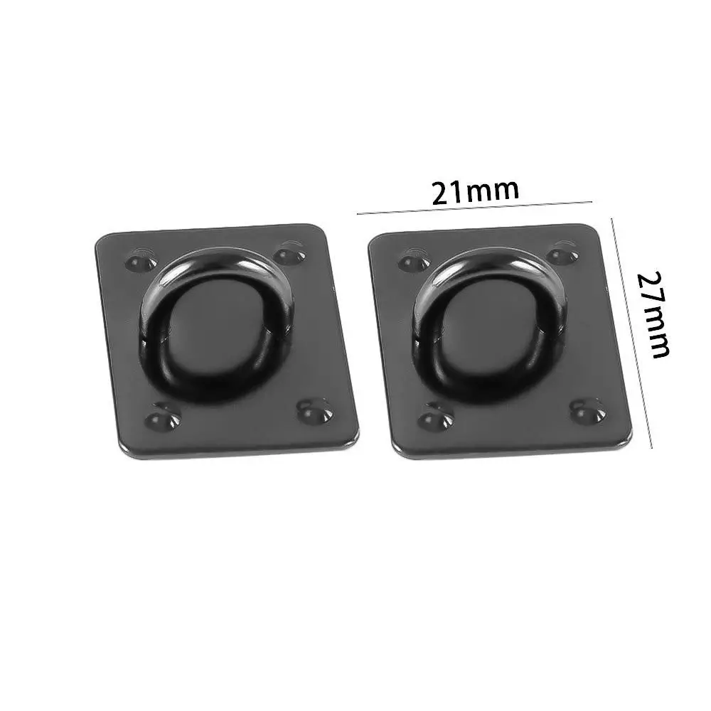 Suporte de chaveiro de metal para telefone, ganchos, acessórios do telefone móvel, 21.27mm, 2pcs