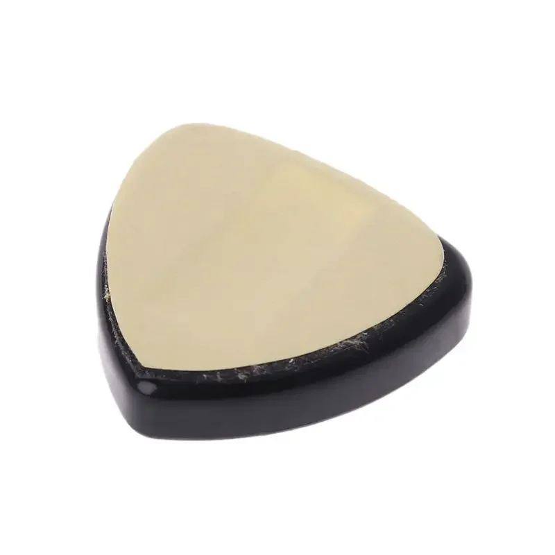 Description Picture 4 of item1pcHeart Pick Box Guitar Pick Holder Plastic Plectrum Case Mediator Quick Storage Self Adhesive Triangle Shape Music Accessories