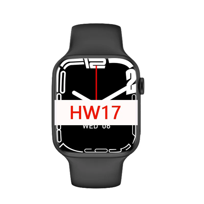 HW17 Wholesale Smartwatch Series 7 Smart Watch Bluetooth Dial Call Countdown Blood glucose measurement Fitness Band PK W27 IWO13 