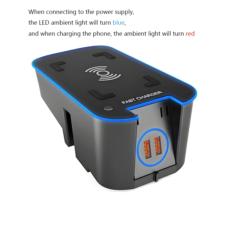 รูปสินค้า ชาร์จไร้สาย 15W สำหรับ Volvo รุ่นท็อป