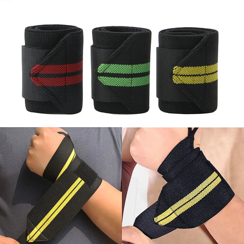 Weight Lifting Strap Gym Fitness Sport Wrist Wrap Bandage Hand Support Wristband 