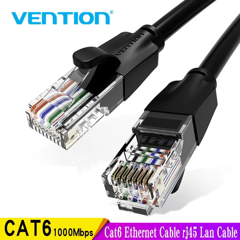 كابل إيثرنت Cat6 من Vention كابل rj45 Lan كابل شبكة CAT 6 لأجهزة ...