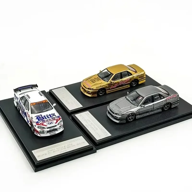 ミニカー Mortal 1/64 BLITZ D1 ER34 2005 NOMURA Nissan Skyline ER34 Blitz D1GP 2005 Ken Nomura by Mortal 1