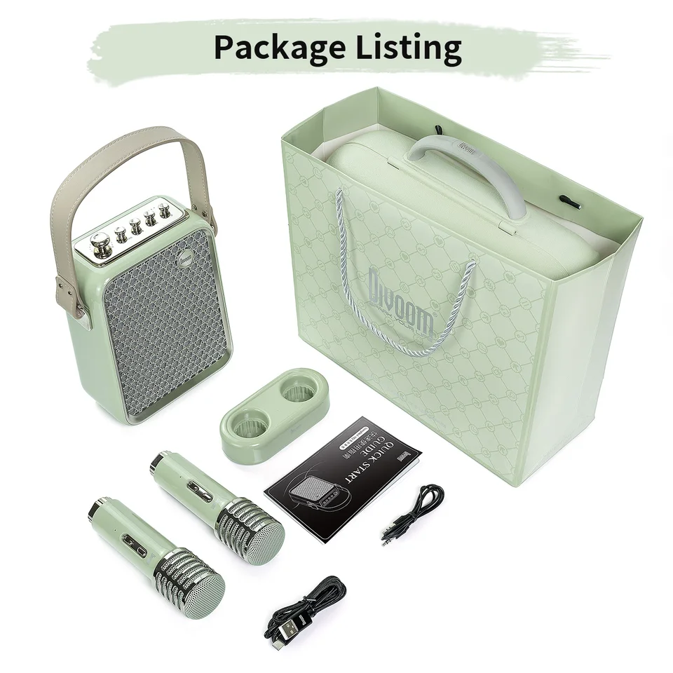 Divoom SongBirdHQ Powerful Karaoke Bluetooth Speaker