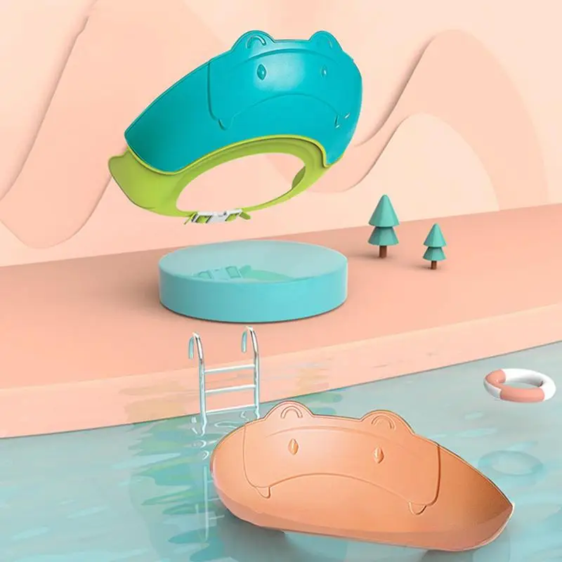 

Головной убор для ванны для младенцев козырек для ванны шапка для шампуня головка для душа легкая головка для душа для младенца универсальная детская шапка для ванны защита для