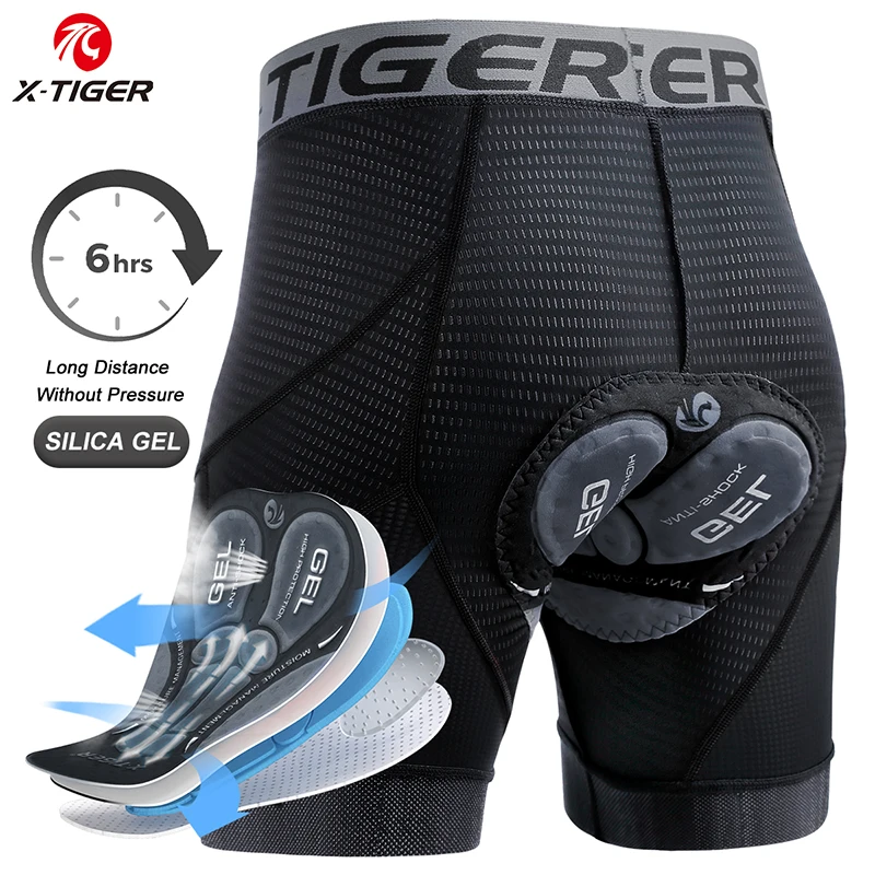 Tiger Poxx-tiger Men's Cycling Shorts 5d Padded With Anti-slip Grips -  Lycra Jersey
