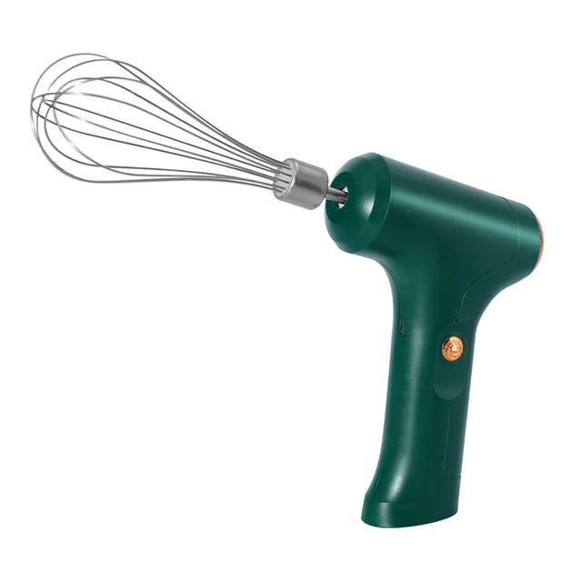 Frullatore elettrico Frullatore per alimenti wireless con controllo della velocità one-touch Frullatore elettrico a mano senza fili per uso domestico per cucina 4