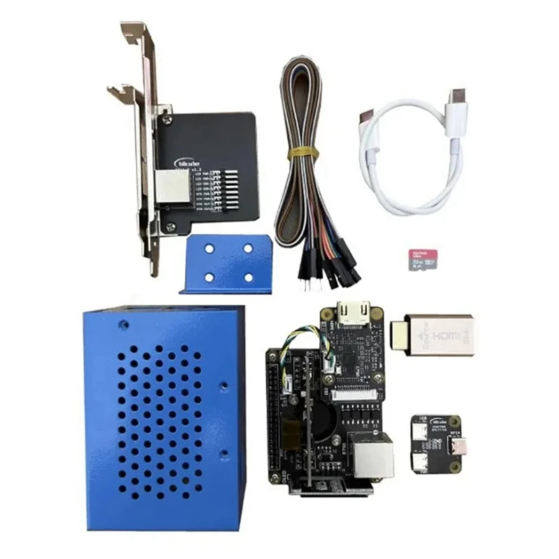 

Blikvm V3 HAT Server O & M Hdmicsi, пульт дистанционного управления с металлическим стандартом, KVM, пульт дистанционного управления для Raspberry Pi 4 Rpi 4 Pi4, запасные части
