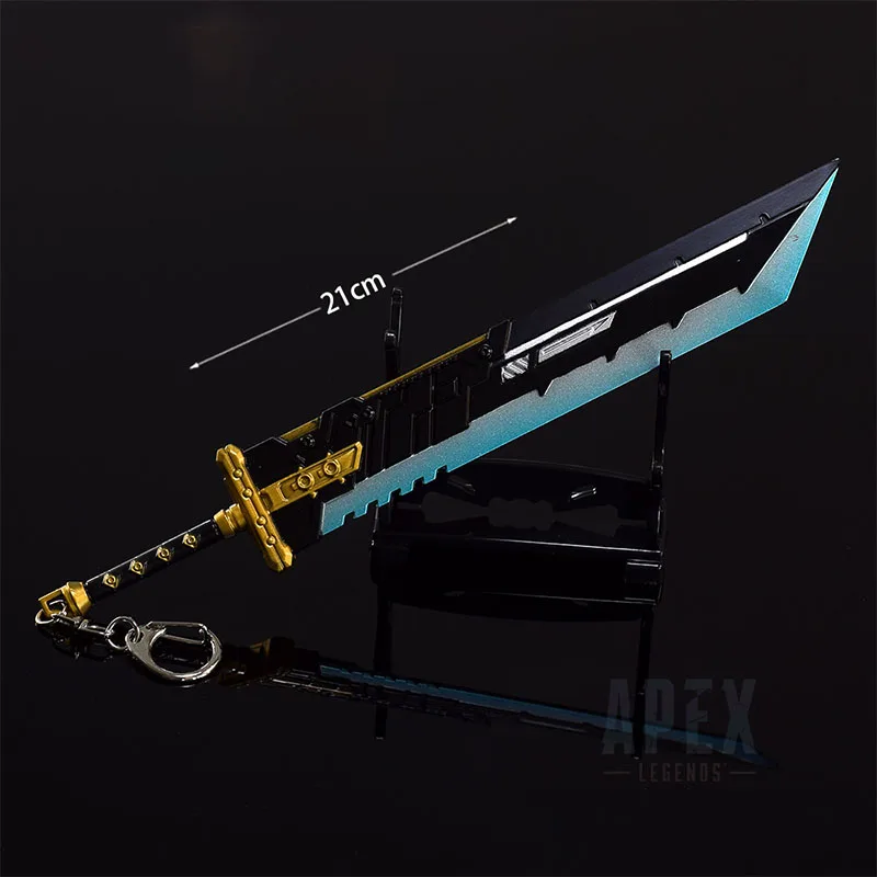

Игрушечный брелок Apex игровой периферический R5, оружие из цельнометаллического сплава, подарок для мальчиков, подвеска, 21 см