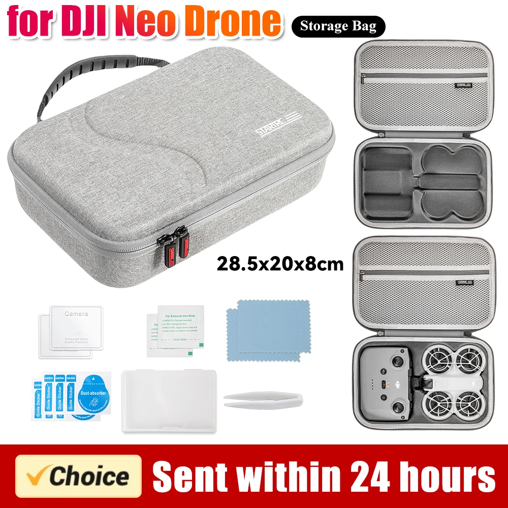 Sac de transport étanche pour drone DJI Neo - Gris clair