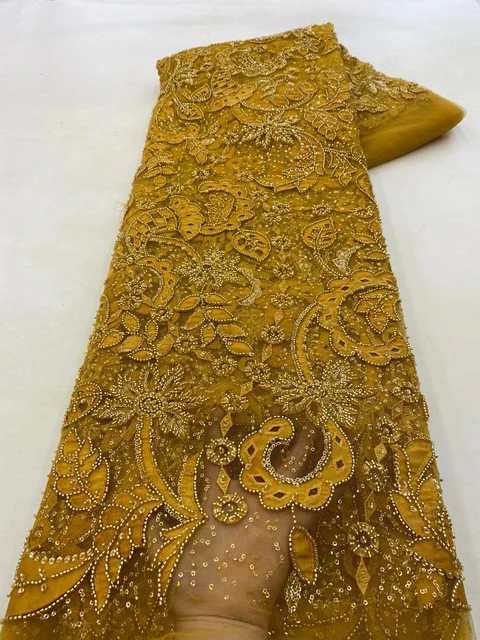 Gold Fabric Lace