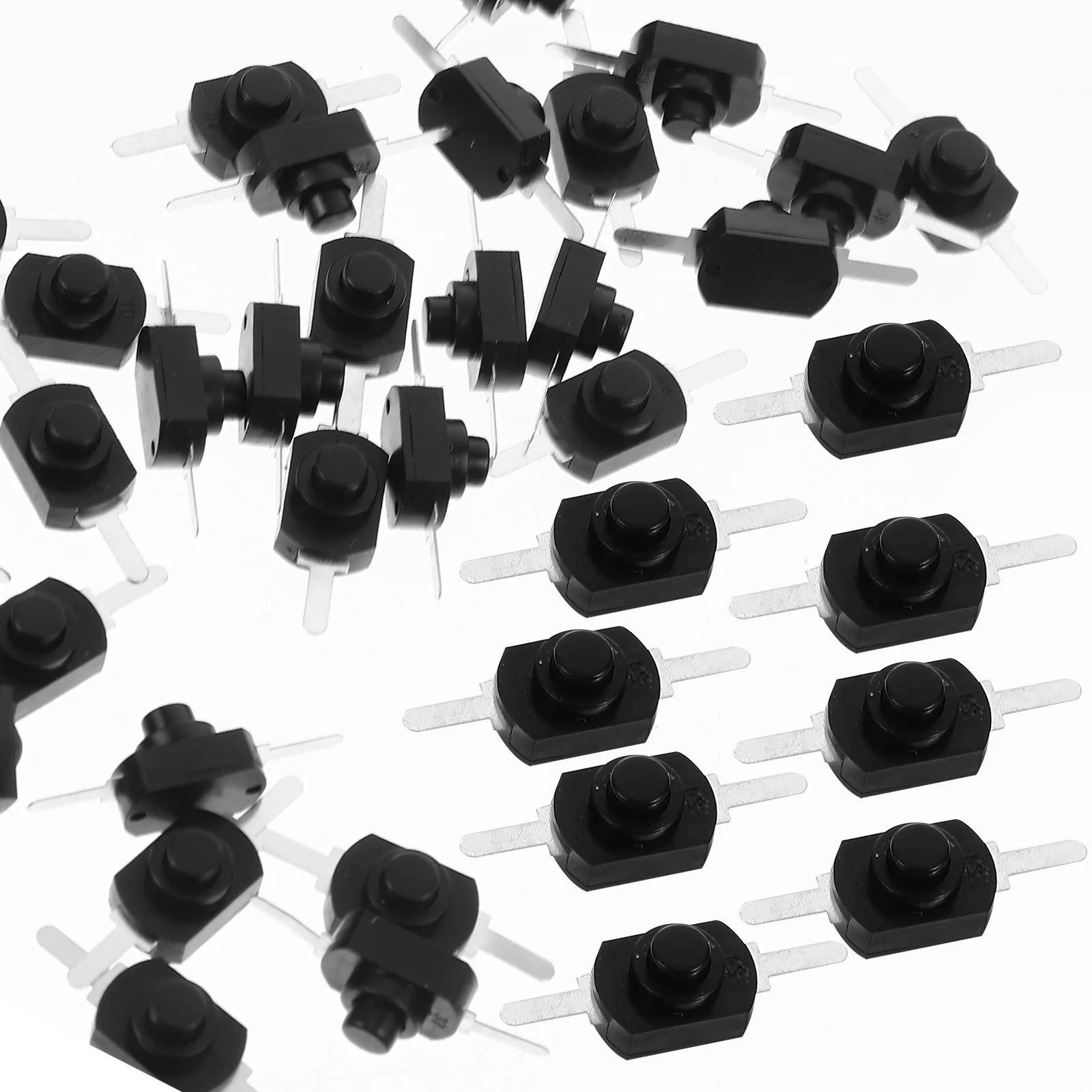 

Electrical Light Bulb Self Lock Flashlight Mini Button Latching Micro Push Small Abs