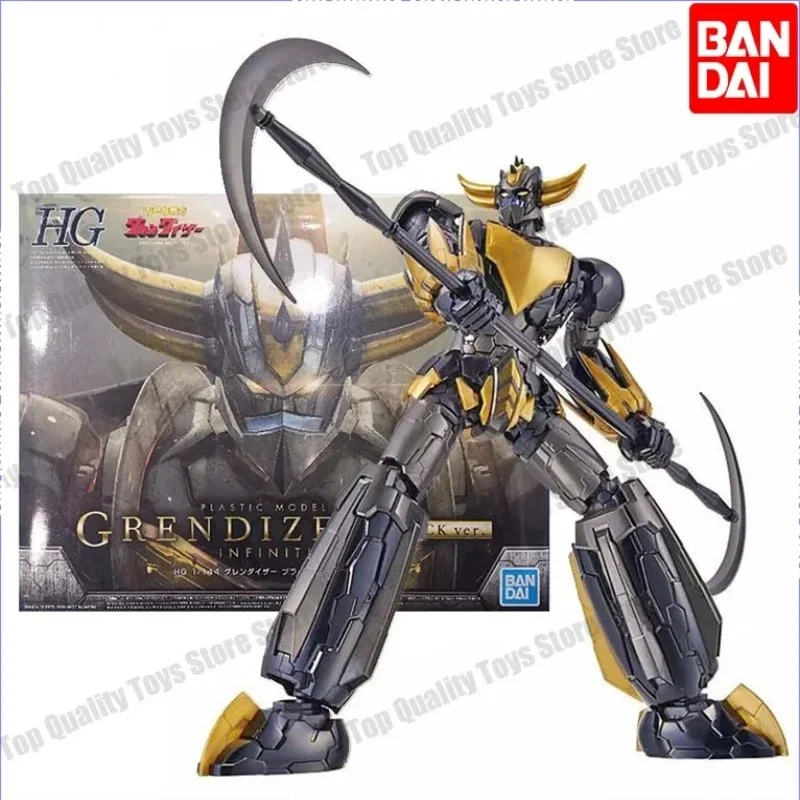 

Bandai Original Mazinger Z Infinty Action Figure Hg Grendizer Blackin Model Kit Anime Figures Stock Toys For Friends Gift