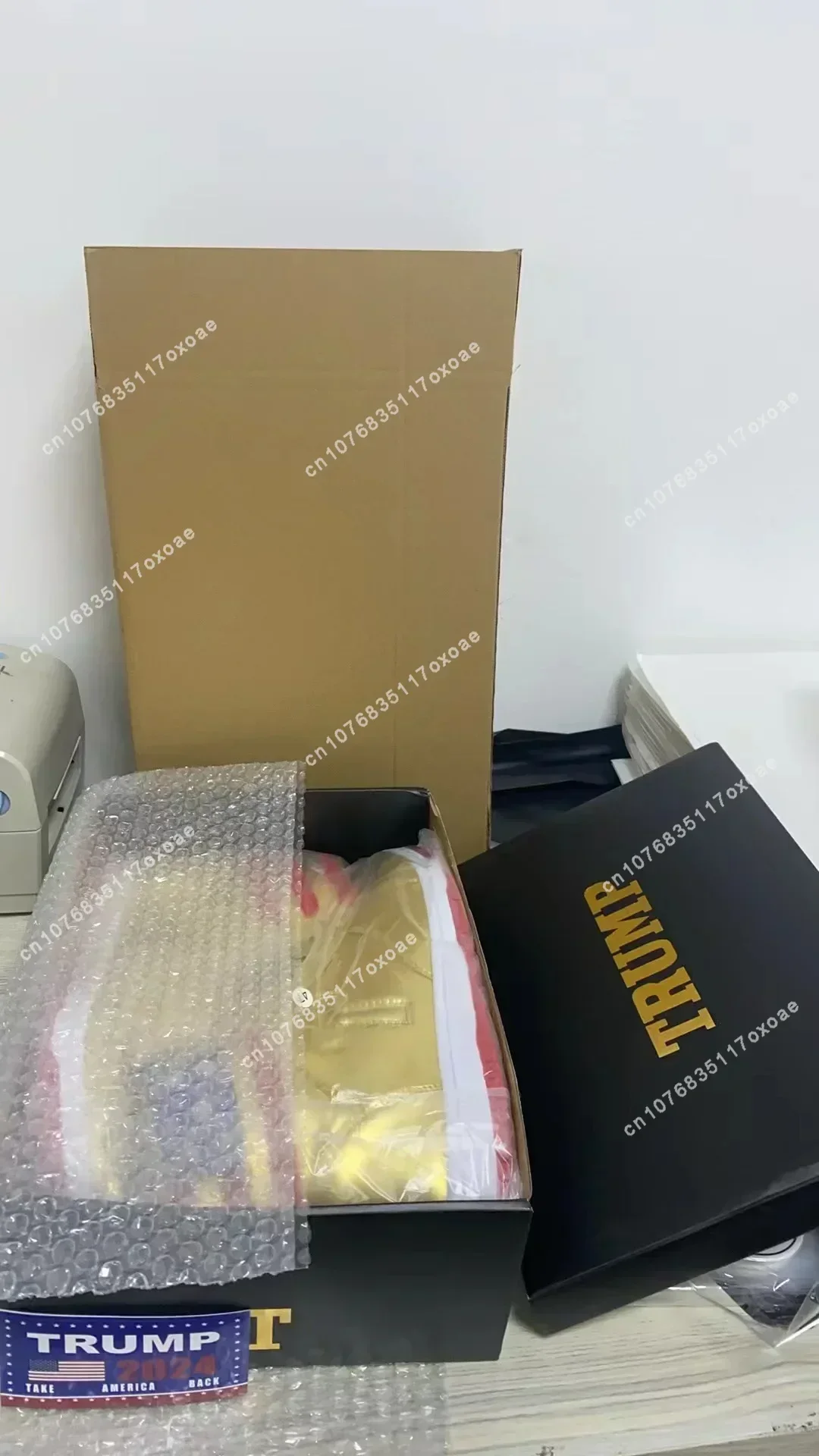 Big Size 47 48 Trump Shooting Makes Me Stronger 2024 MAGA Gold Sneakers Never Surrender Gym Shoes Men's Womens Boots With Hat 5