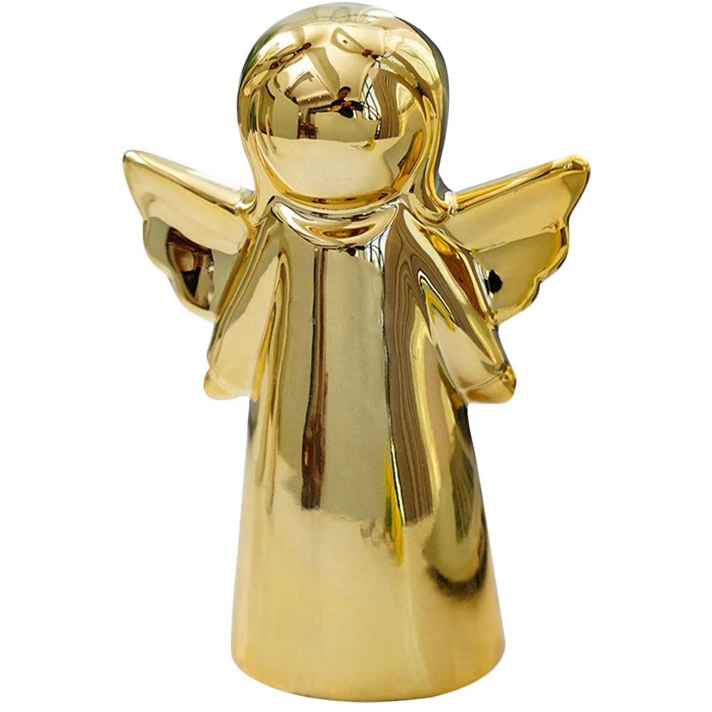 

Creative Figurines Bathroom Decorations Garden Birthday for Girl Tabletop Sculpture Angel Statue