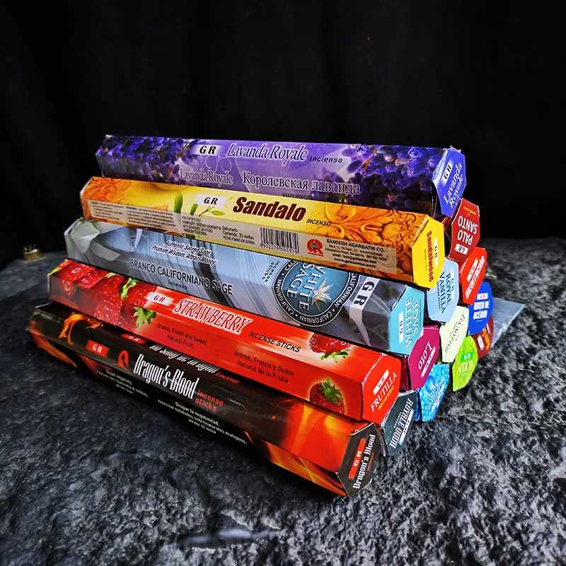Incense sticks 20 sticks White Sage Insense Sticks Natural Indian incense Aromatherapy Meditaion Palo Santo Linving Room Fragrance Joss sticks