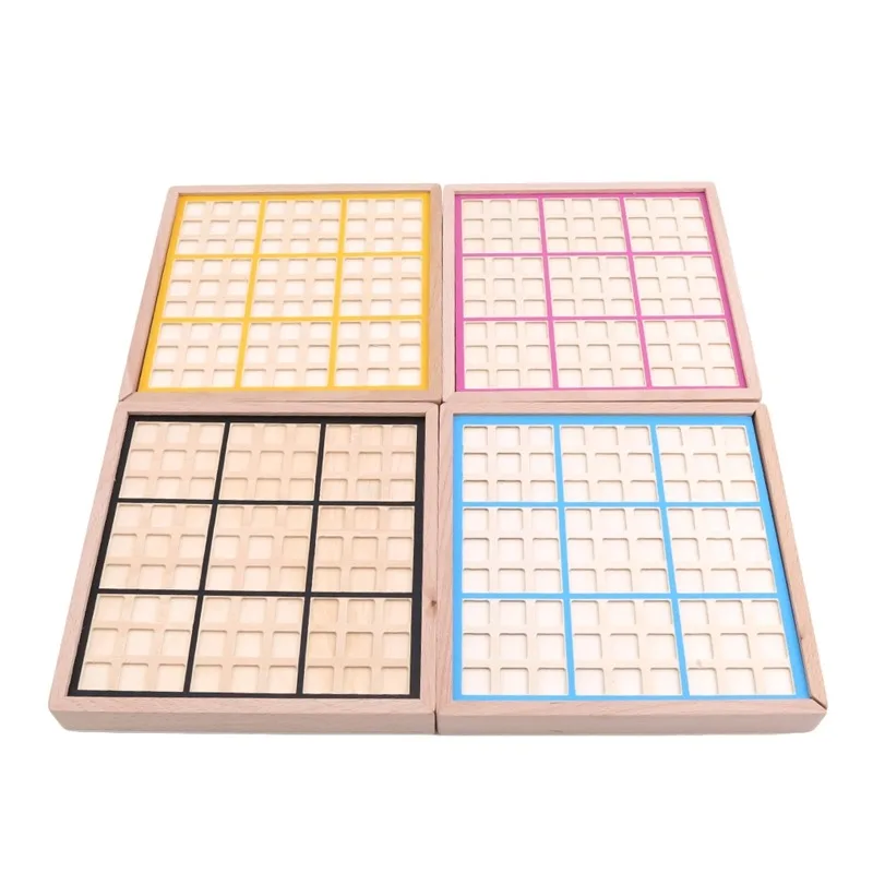 Children Sudoku Chess Beech International Checkers Folding Game Table Toy Gift Learning Education Puzzle Toy