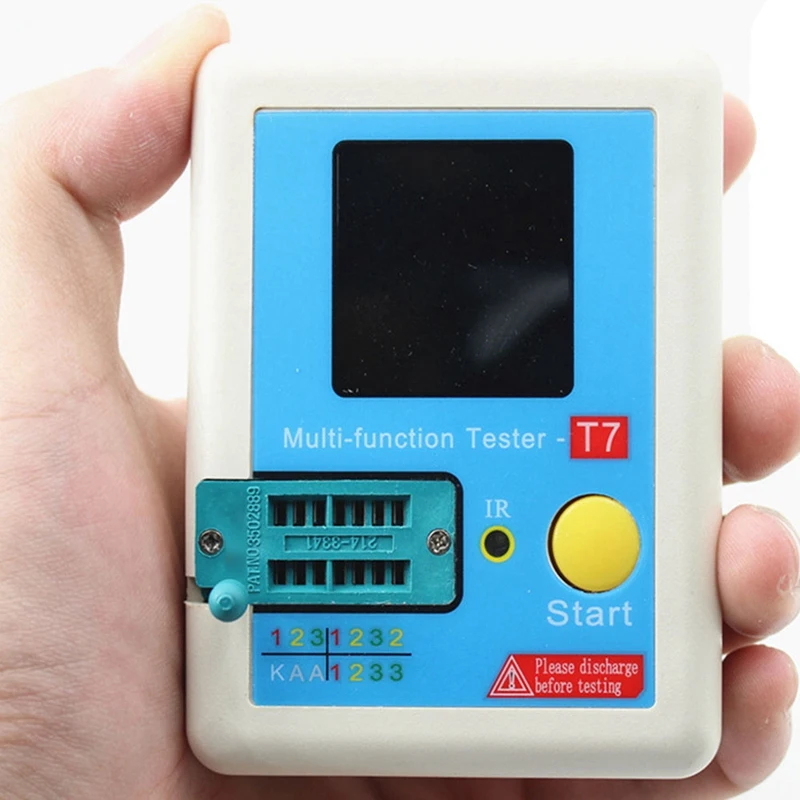 1.8 Inch Colorful Display Multifunctional TFT Backlight Transistor LCR-TC7 Tester For Diode Triode Capacitor Resisto