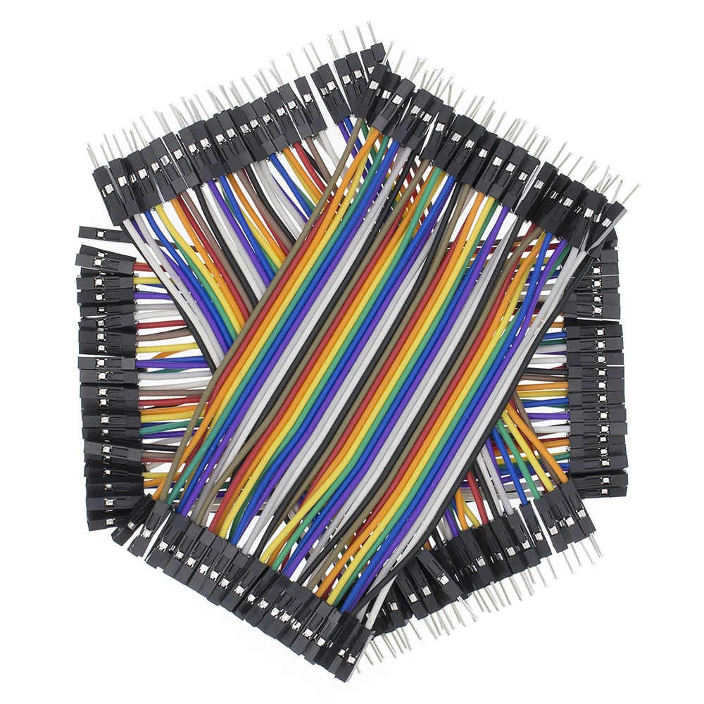 2.54mm Dupont Line 20cm 10cm 40Pin Male to Male+Female to Male + Female Female Jumper Wire Dupont Cable DIY KIT jumper wire electronic diy kit