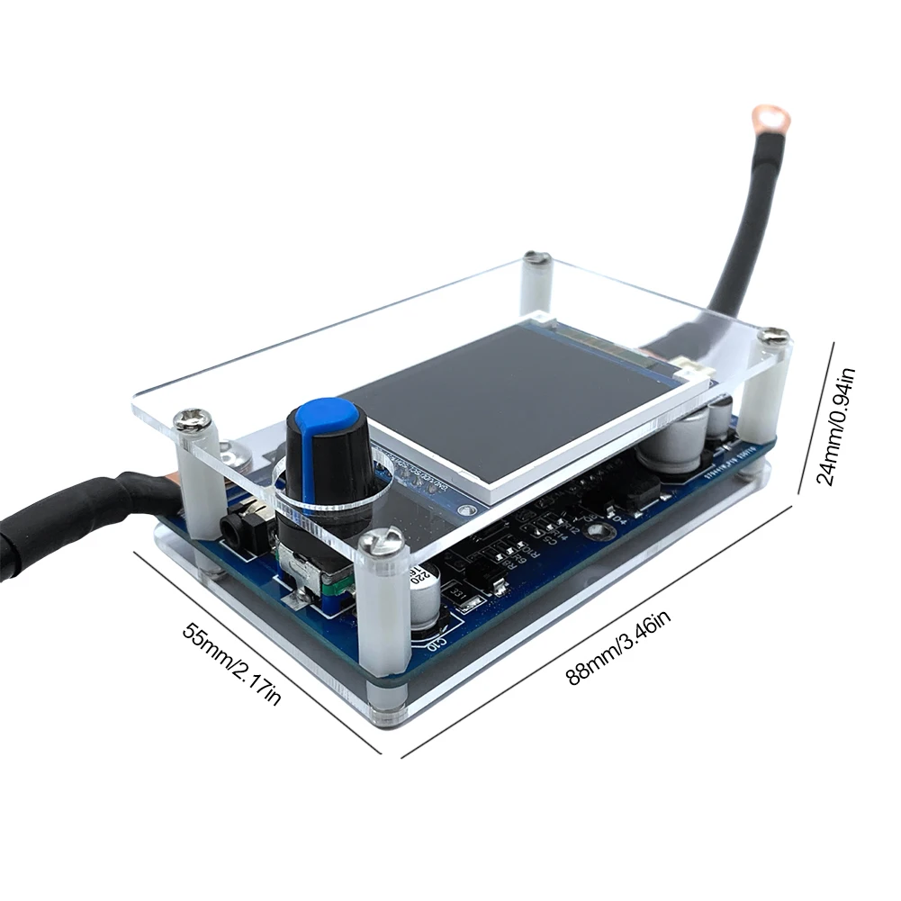 Mini Spot Welder Control Board 7-14V Portable Spot Welding Machine Digital Display Adjustable Spot Welder DIY 18650 Battery Pack 6