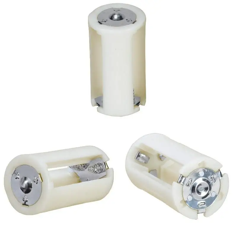 battery storage box battery case battery holder battery adapter convertor battery box battery converter adapter 4pcs AA To D Battery Box 3x AA To D Size Battery Adapter Converter Holder Switcher Case Box For Storage