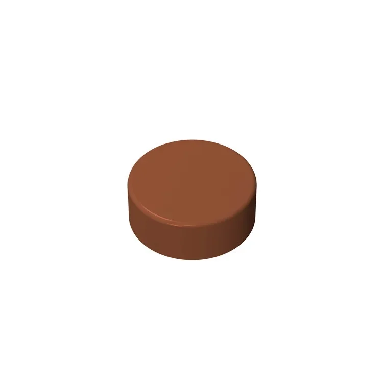 Gobricks GDS-612 Flat Tile 1x1 Round - Children's DIY Educational Building Blocks