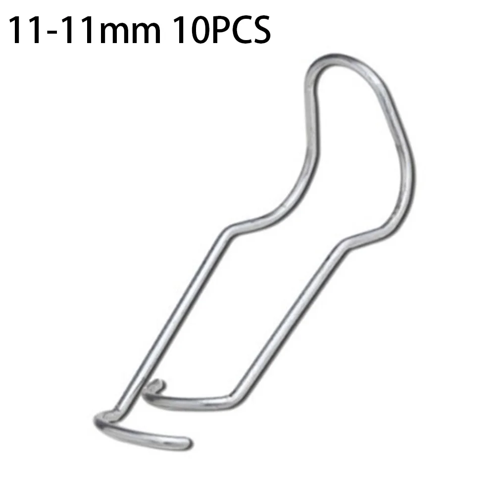 

10 шт., стальная ручка с вертикальным давлением для теплиц, стальная труба, верхний пружинный зажим, стальная проволочная пряжка, новинка 2020