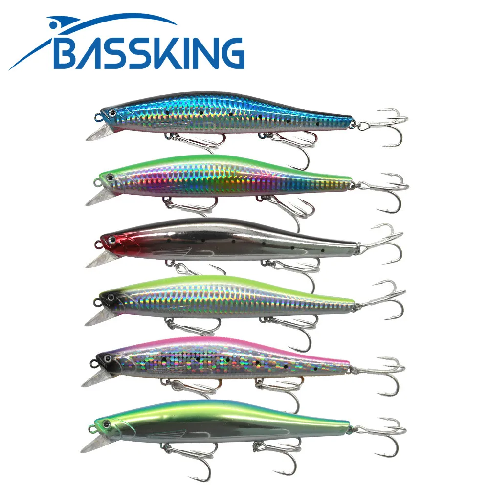 

BASSKING Sinking Minnow Fishing Lures 160mm 80g Jerkbaits Good Action Wobblers High Quality Plastic Hard Baits for Sea Bass