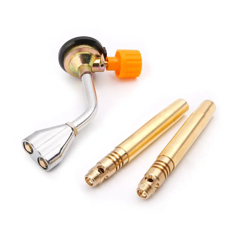 

Jet Flame Torch Double Tube Brazing Gas Blowtorch for Burner Outd