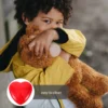 Bear Small Heartbeat Simulator Toy Plush Animals Bunny Simulation Pet Cat Stuffed Red Electronic Component 6