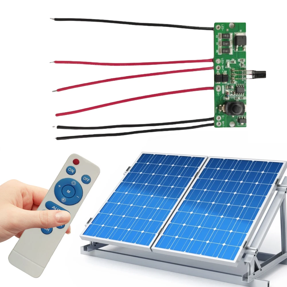 3.2V 3.7V Solar Street Light Control Panel Circuit Board with Remote Control Solar Light Circuit Board