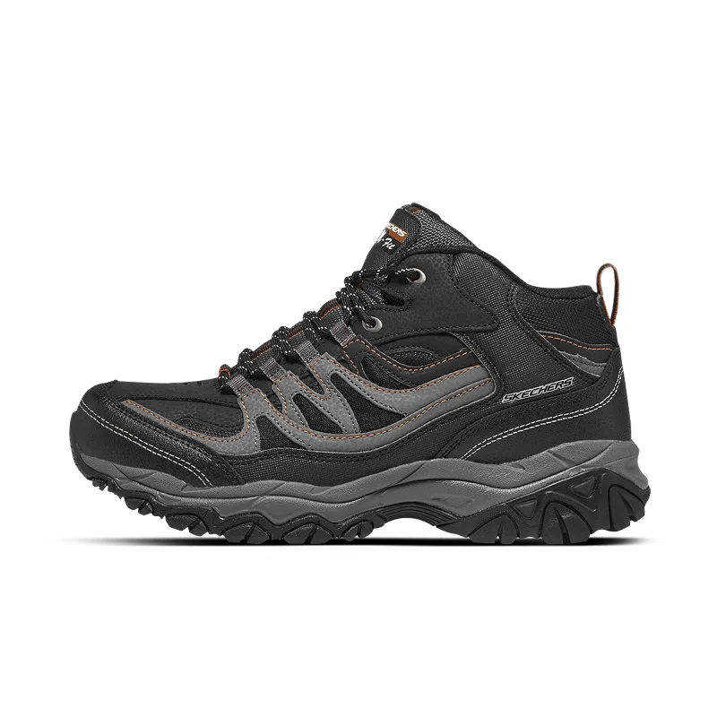 

Оригинальная Мужская обувь Skechers D'LITES, уличные спортивные походные кроссовки, нескользящая амортизирующая кожаная обувь на плоской платформе для треккинга