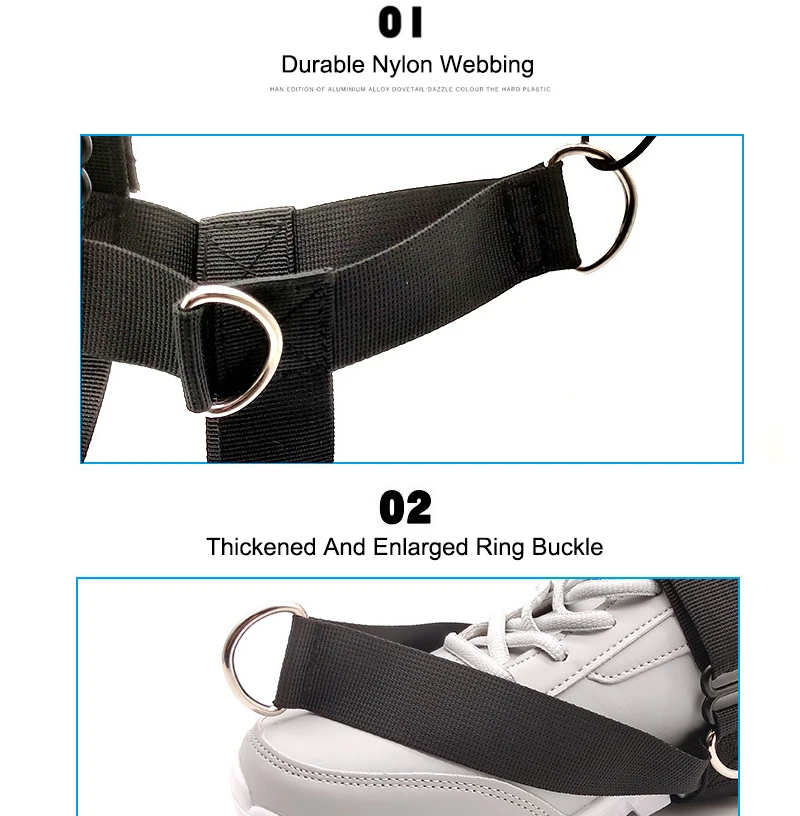 New Black Foot Ankle Straps Guard Buckle Dragon Frame Anklet Support Fitness Adjustable D-Ring Strap Sport Ankle Support