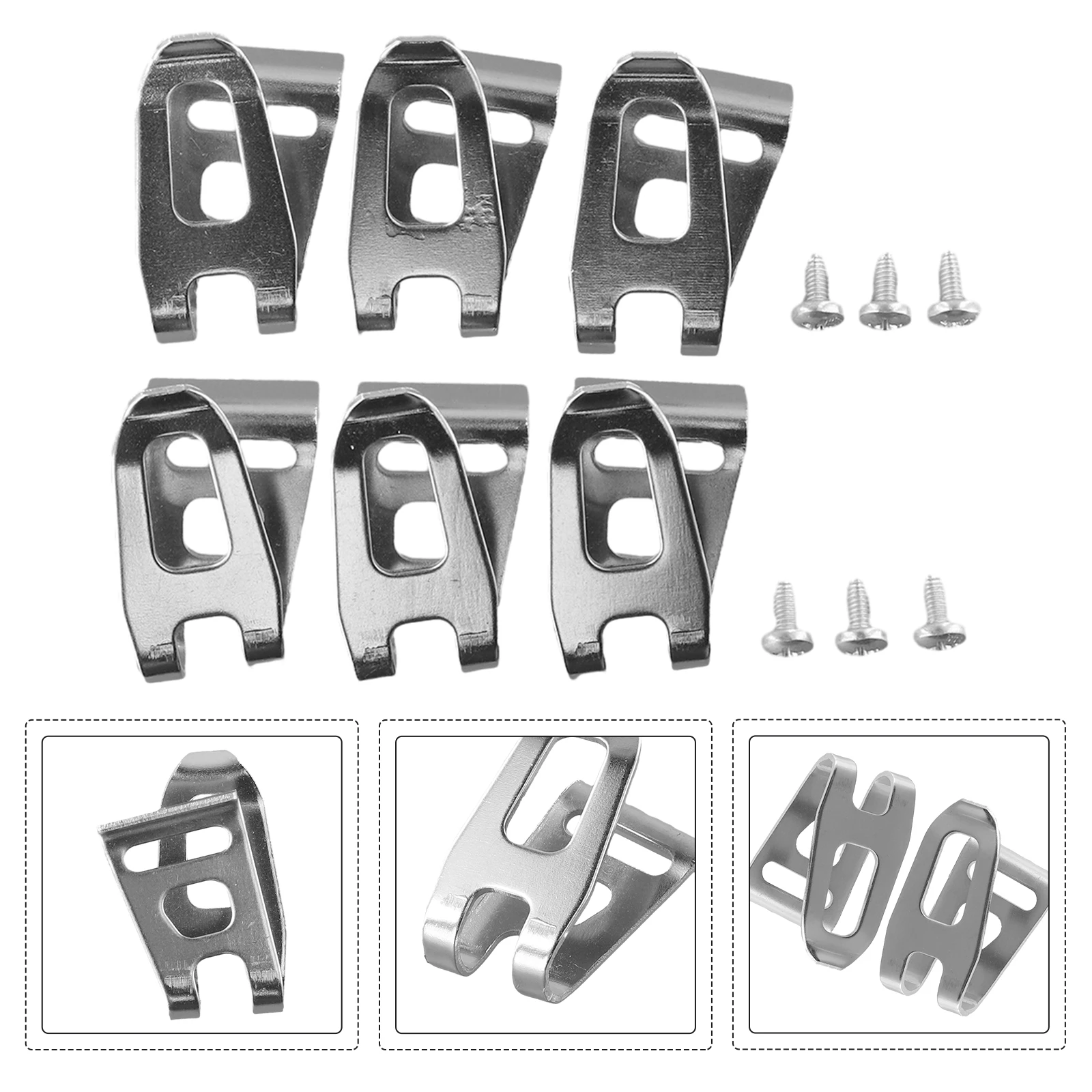 Belt Clip Belt Clip Hook BDF343H BTD144 Silver Replacement BDF451 BTD144Z Steel BDF451Z BDF452 BTL063 BDF452HW belt clip belt clip hook btd144z steel bdf451 btd146z btl061 tools bdf451z btl063 bdf452hw cordless bdf453 durable