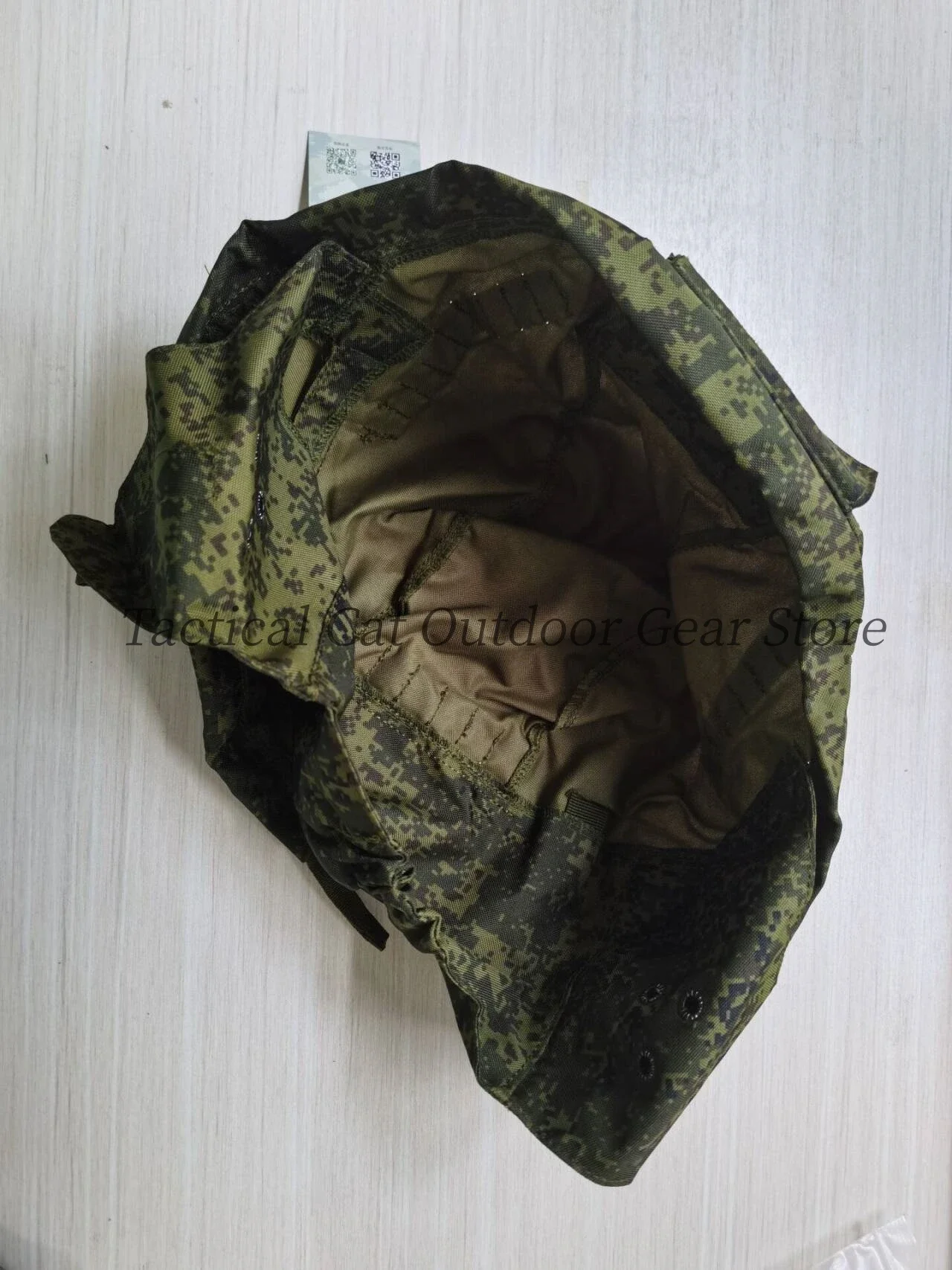 Copertura In Tessuto Mimetica Per Casco Tattico TOR - Colore Verde EMR