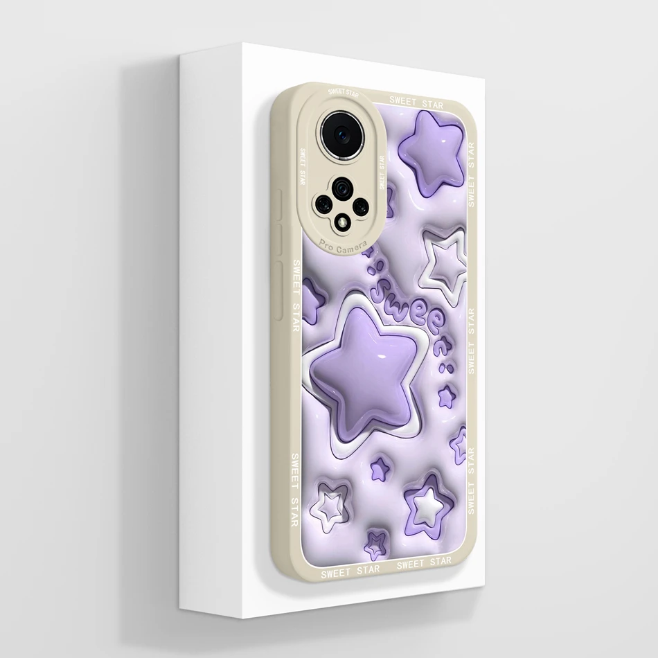 Cute Candy Painted Liquid Silicone Phone Case with Camera Protector