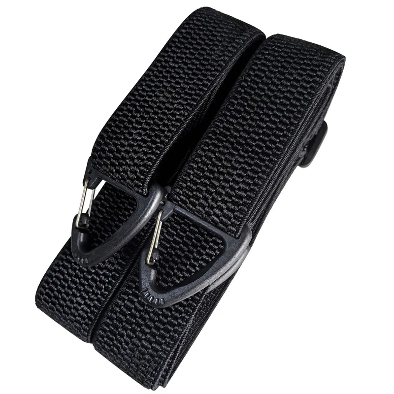 Heavy Duty Suspenders Work Biker Outdoor Wide X-Back