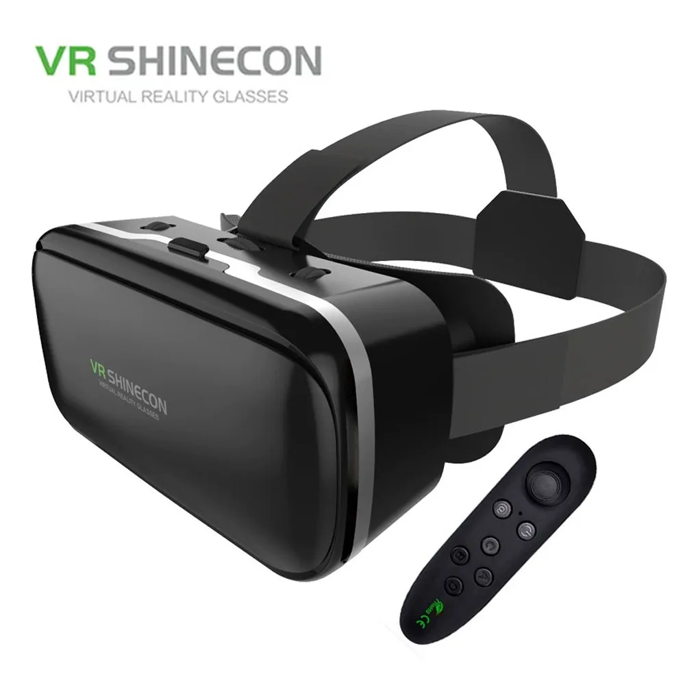 

VR Glasses Virtual Reality Headset Viar Devices Helmet 3D Lenses Smart Goggles For Smartphones Phone Mobile Gogle Game Accessory